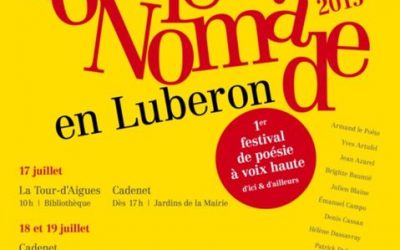 Poésie nomade en Luberon 2015
